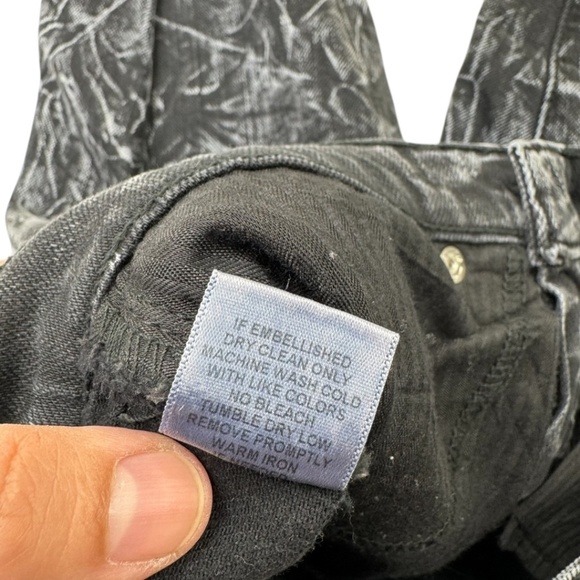 Carmar Acid Wash Straight Leg Jeans - Picture 6 of 12